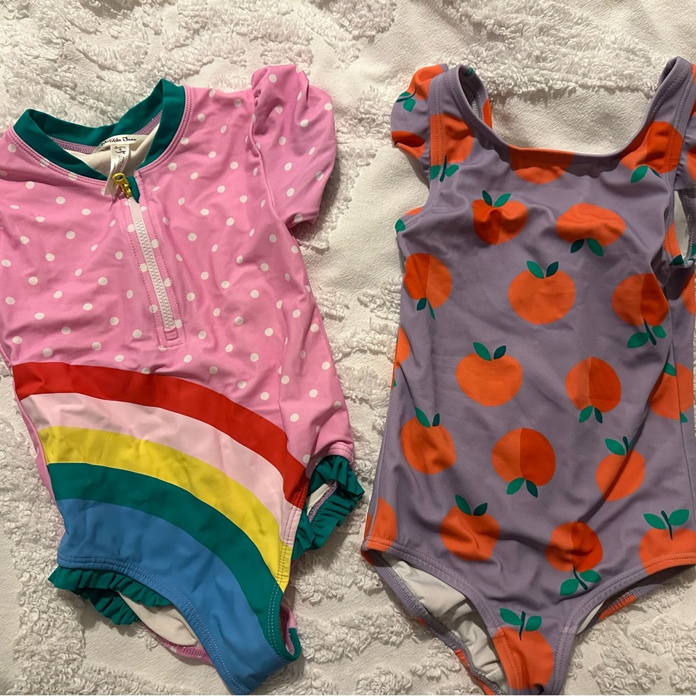 Hanna Andersson and Matilda Jane swimsuits